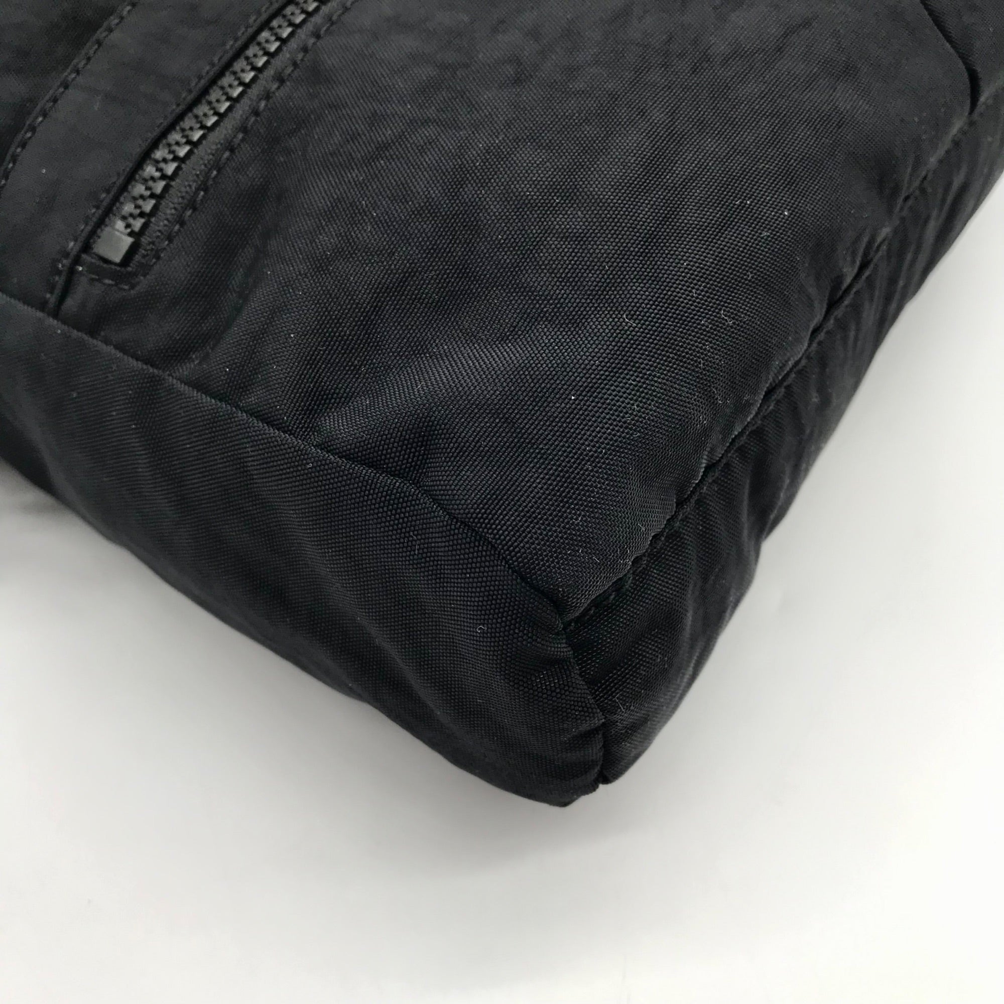 Kipling Black Noir Nylon Multipocket Angie Shoulder Bag