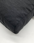 Kipling Black Noir Nylon Multipocket Angie Shoulder Bag