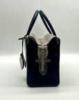 Kate Spade Spencer Black and Gray Leather Shoulder Bag