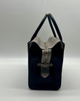 Kate Spade Spencer Black and Gray Leather Shoulder Bag