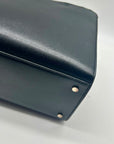 Kate Spade Spencer Black and Gray Leather Shoulder Bag