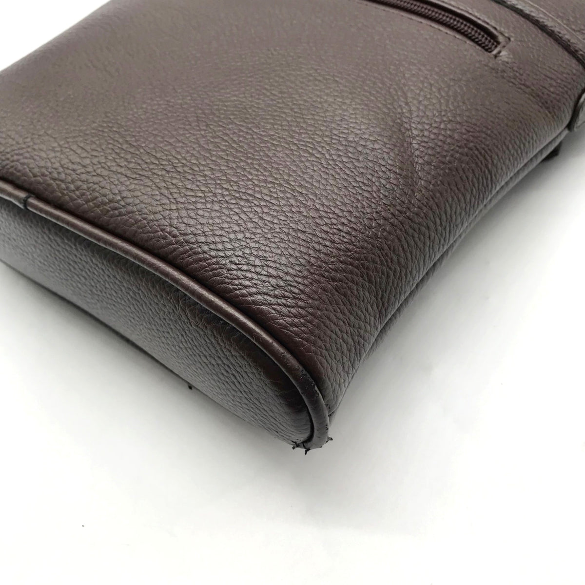 Giani Bernini Brown Pebbled Faux Leather Crossbody Bag