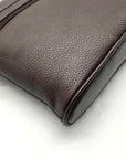 Giani Bernini Brown Pebbled Faux Leather Crossbody Bag