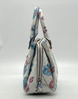 Guess White Floral Micaela Girlfriend Convertible Satchel With Wallet
