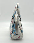 Guess White Floral Micaela Girlfriend Convertible Satchel With Wallet