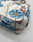 Guess White Floral Micaela Girlfriend Convertible Satchel With Wallet