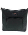 Michael Kors Dark Gray Leather Gloria Crossbody