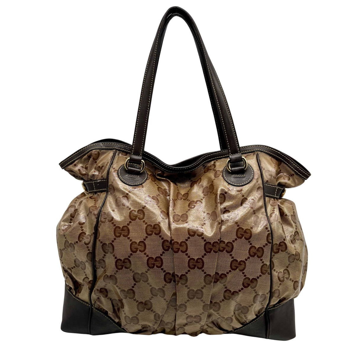 Gucci Brown Vintage Princy Tote Bag