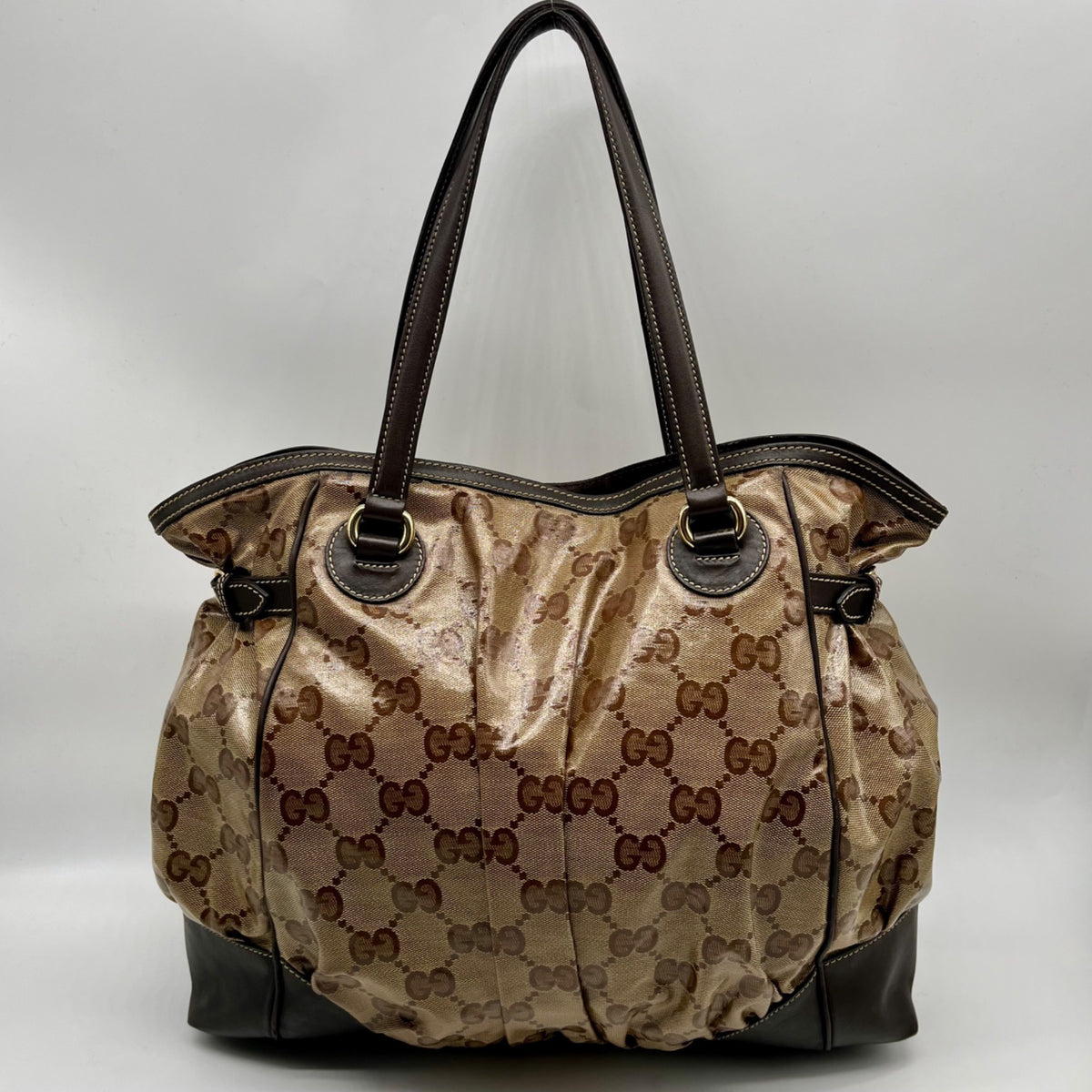 Gucci Brown Vintage Princy Tote Bag