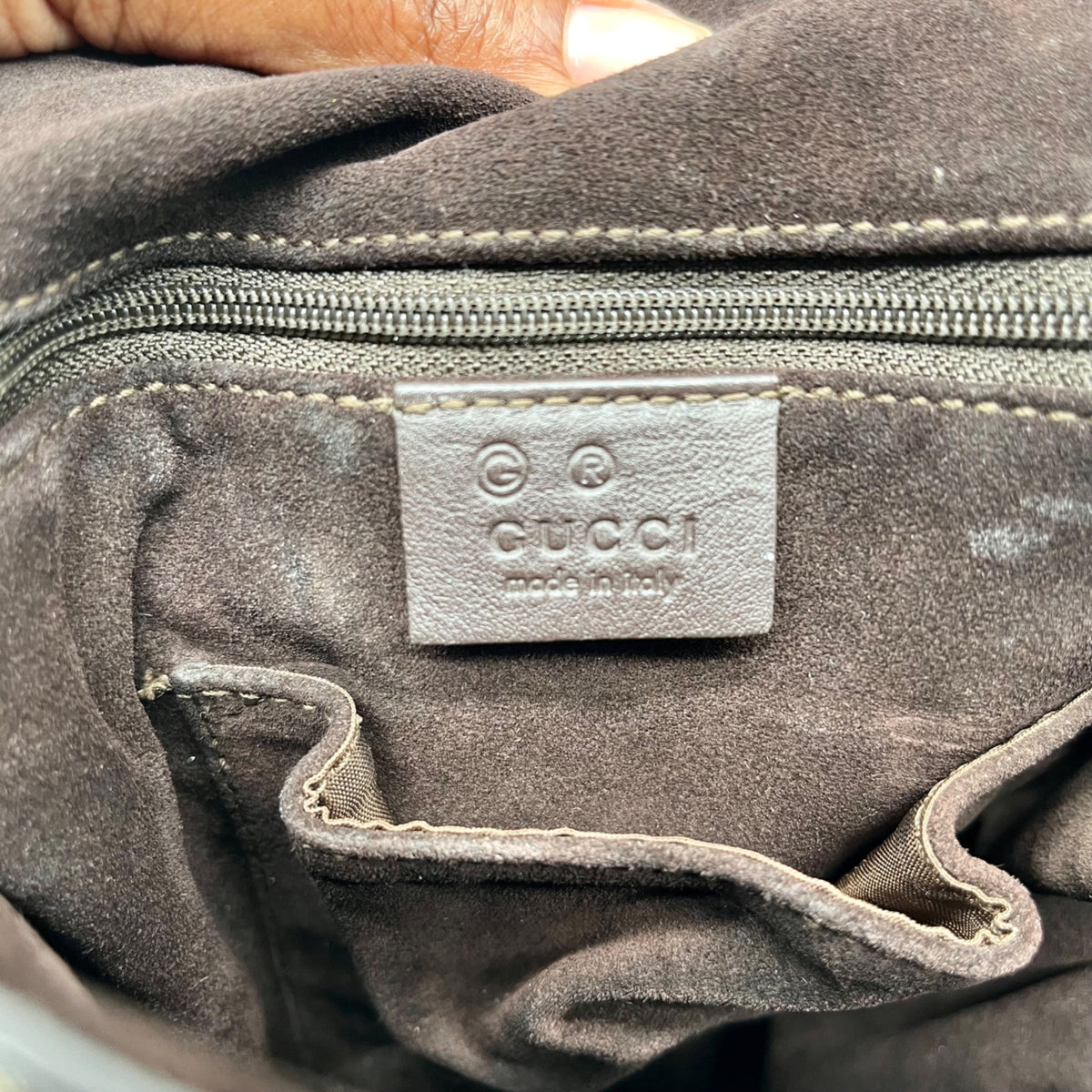 Gucci Brown Vintage Princy Tote Bag