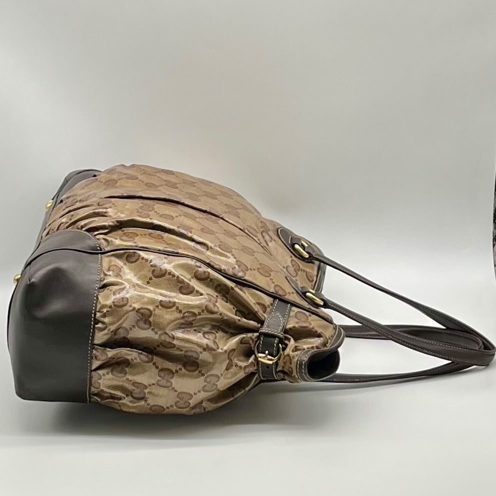 Gucci Brown Vintage Princy Tote Bag