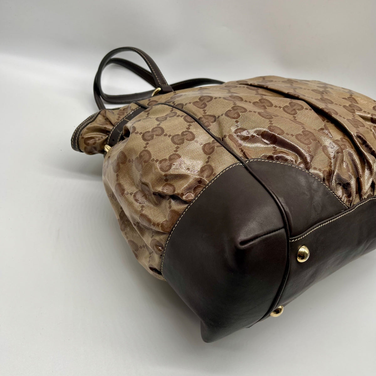 Gucci Brown Vintage Princy Tote Bag