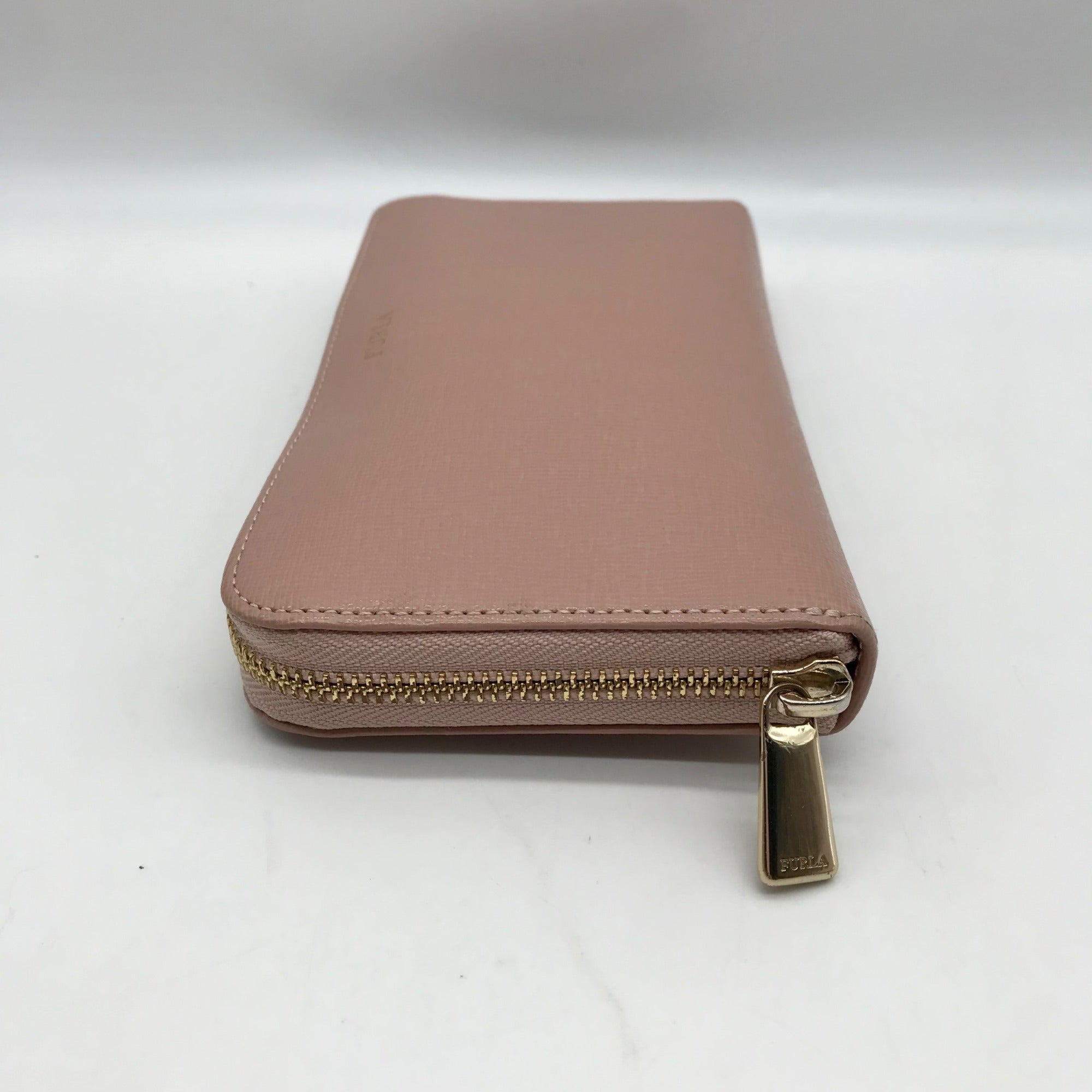 Furla Pink Leather Babylon Continental Wallet
