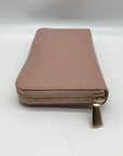Furla Pink Leather Babylon Continental Wallet