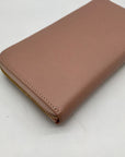 Furla Pink Leather Babylon Continental Wallet