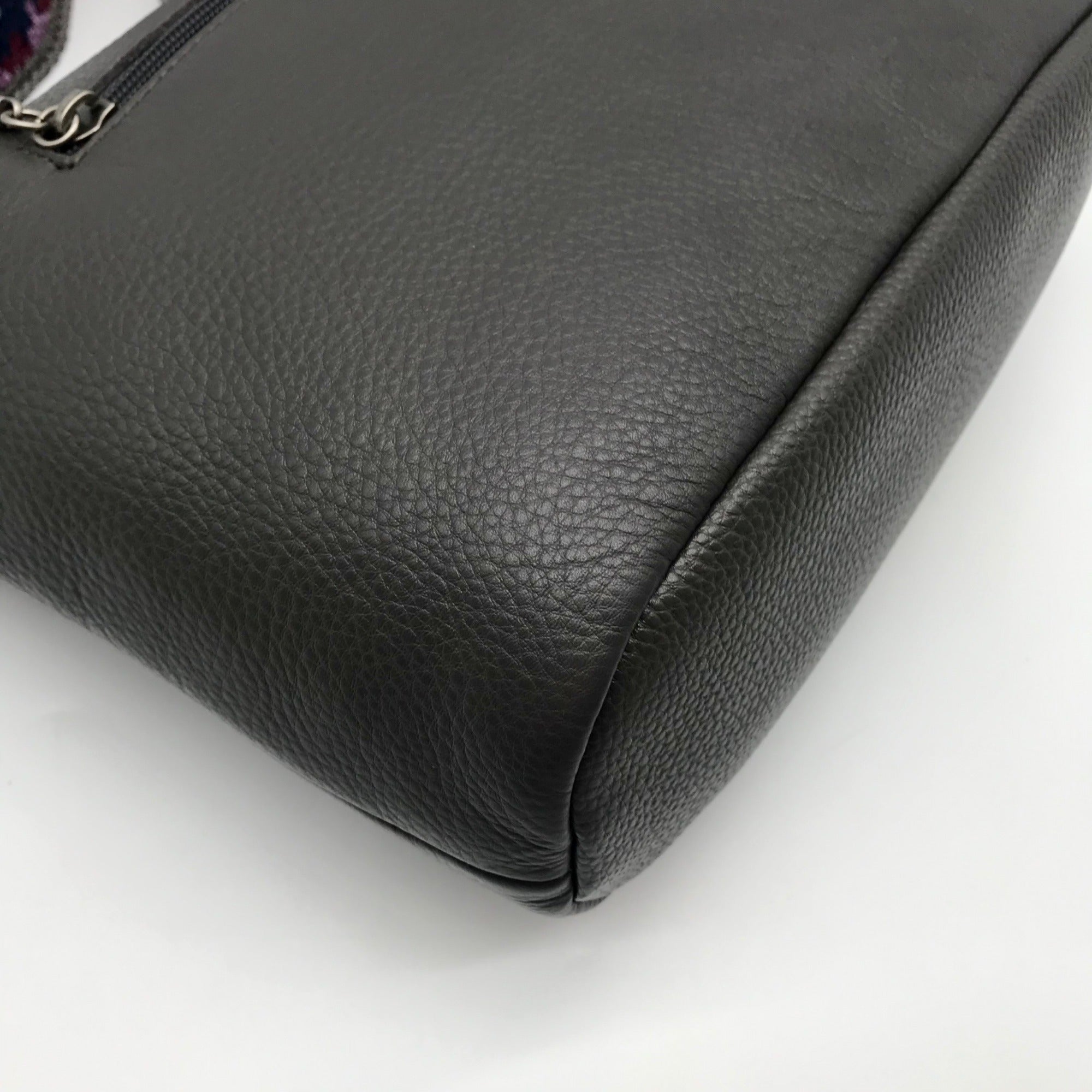 The Sak Jasmine Slate Leather Bucket Crossbody Bag- NWT