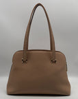 Kate Spade Hopkins Street Small Mariella Tan Pebbled Leather Shoulder Bag