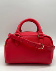 On 34th Red Faux Leather Crossbody Mini Bag