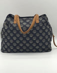 Madison West Blue Fabric Tote Bag