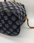 Madison West Blue Fabric Tote Bag