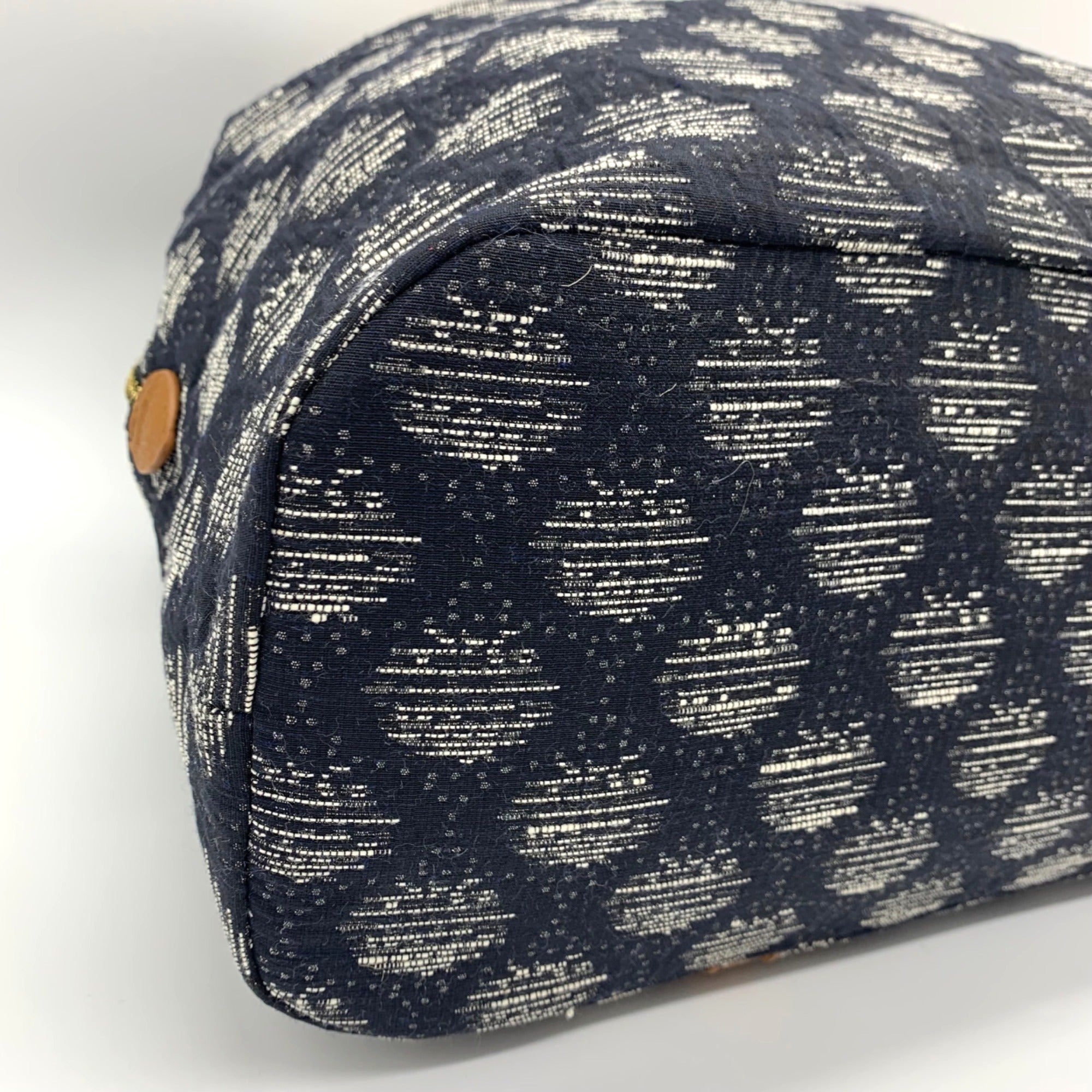 Madison West Blue Fabric Tote Bag