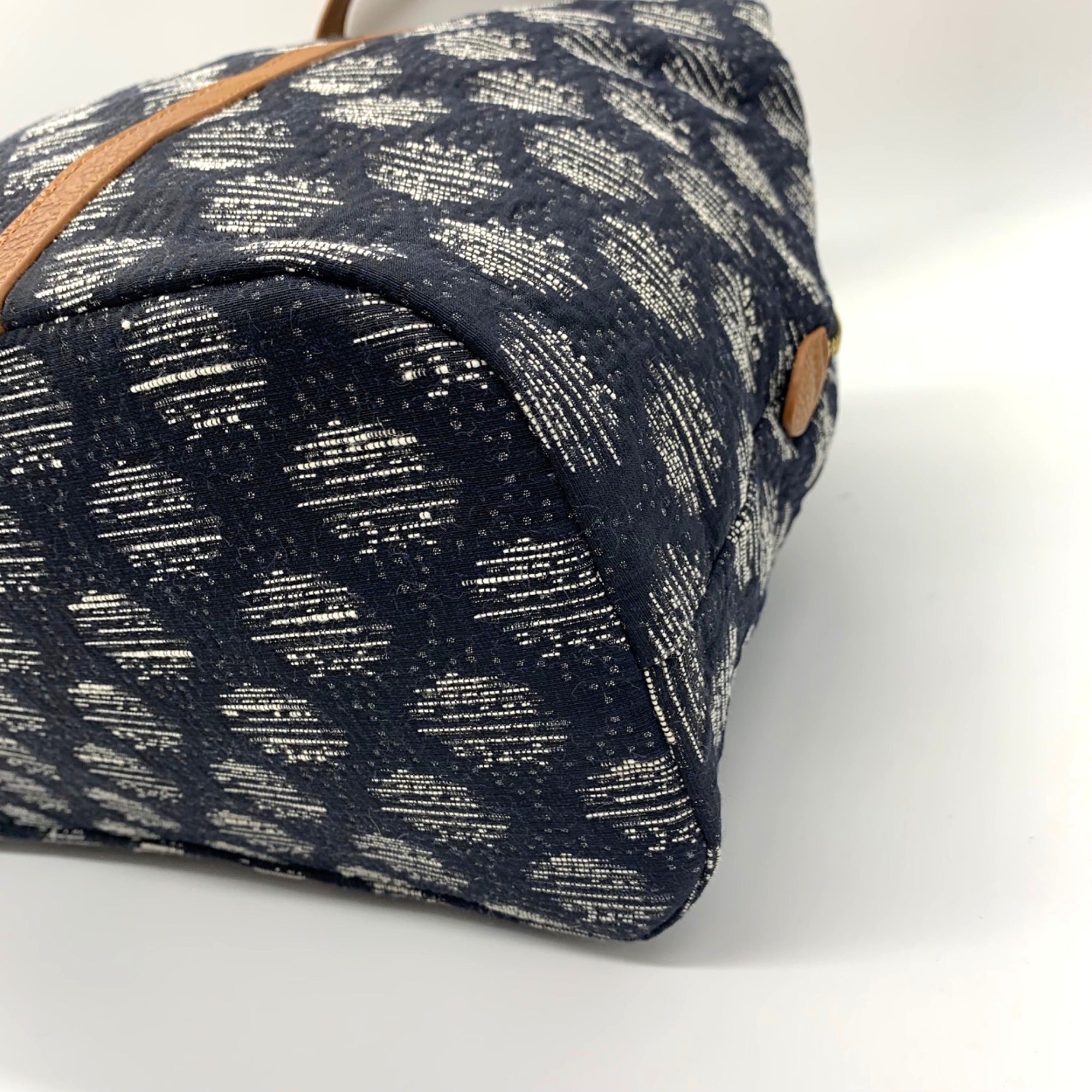 Madison West Blue Fabric Tote Bag