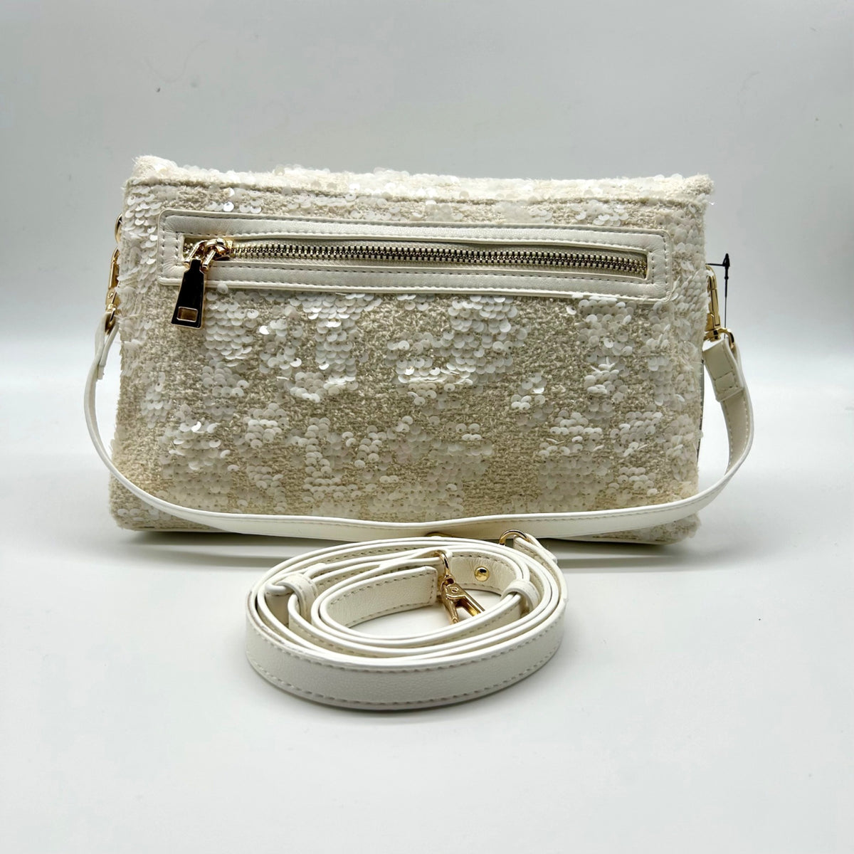 I.n.c. International Concepts Ninah Small Sequin Boucle Clutch Crossbody