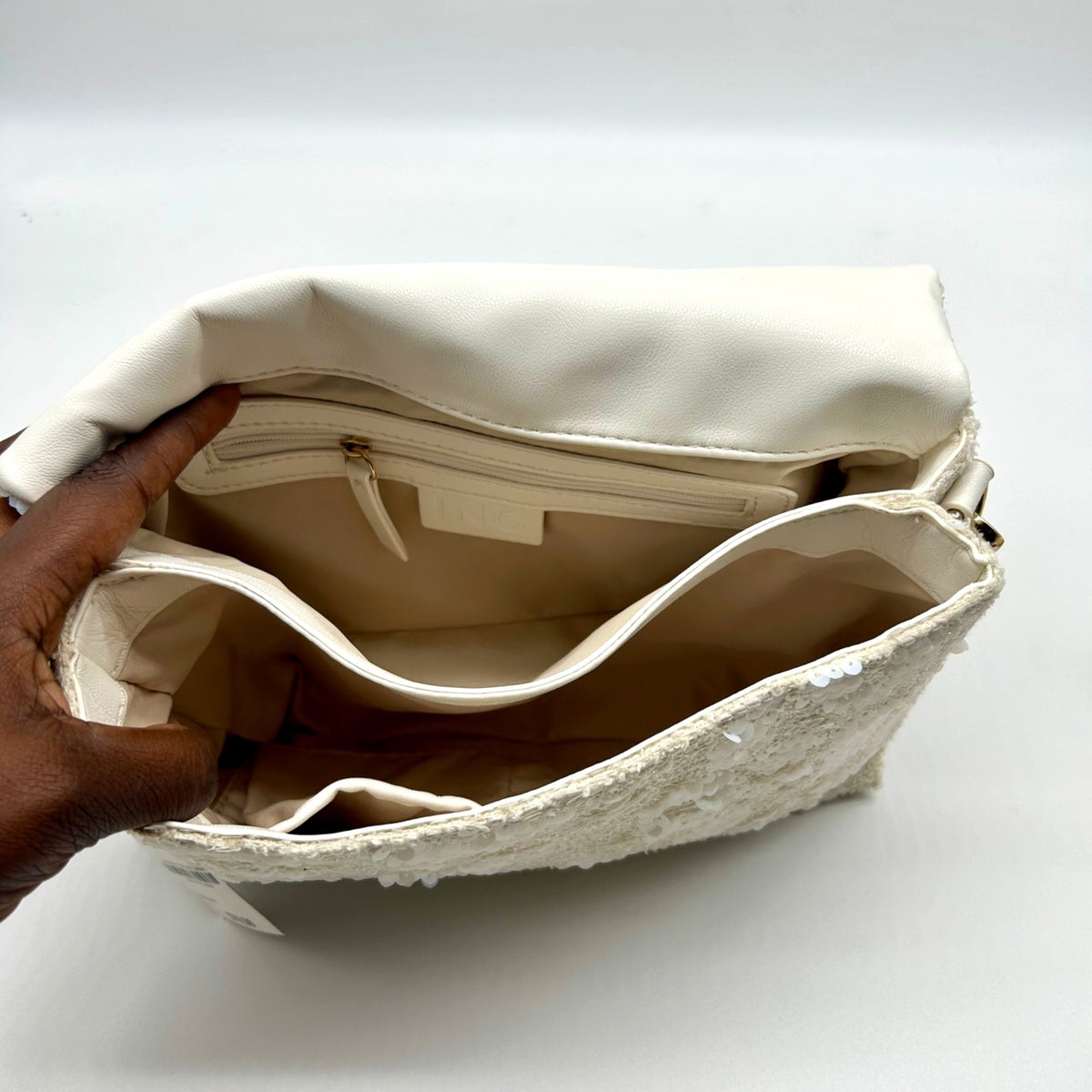 I.n.c. International Concepts Ninah Small Sequin Boucle Clutch Crossbody