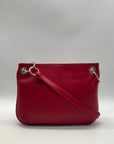 Nine West Red Faux Leather Shoulder Bag