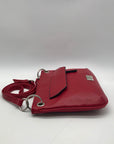 Nine West Red Faux Leather Shoulder Bag
