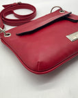 Nine West Red Faux Leather Shoulder Bag