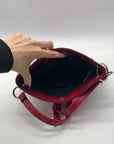 Nine West Red Faux Leather Shoulder Bag