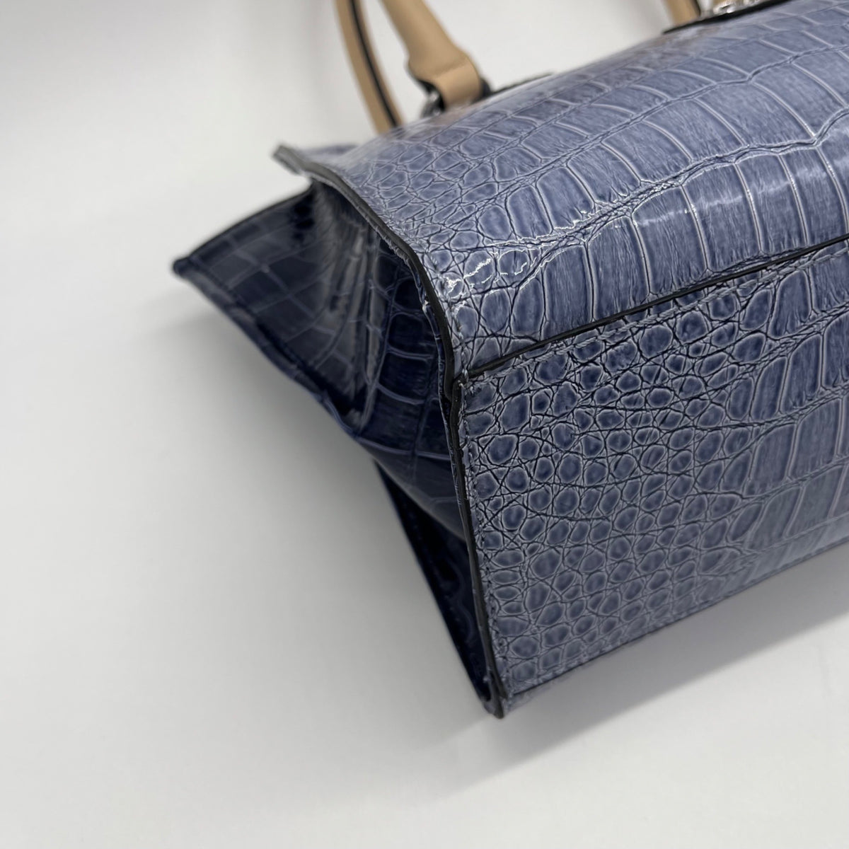 Guess Blue Vintage Y2K- Style Satchel Bag