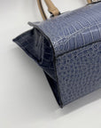 Guess Blue Vintage Y2K- Style Satchel Bag