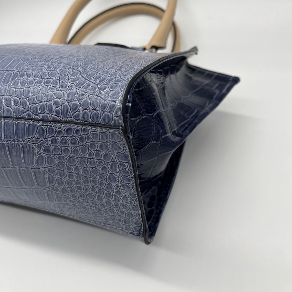 Guess Blue Vintage Y2K- Style Satchel Bag