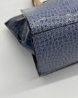 Guess Blue Vintage Y2K- Style Satchel Bag