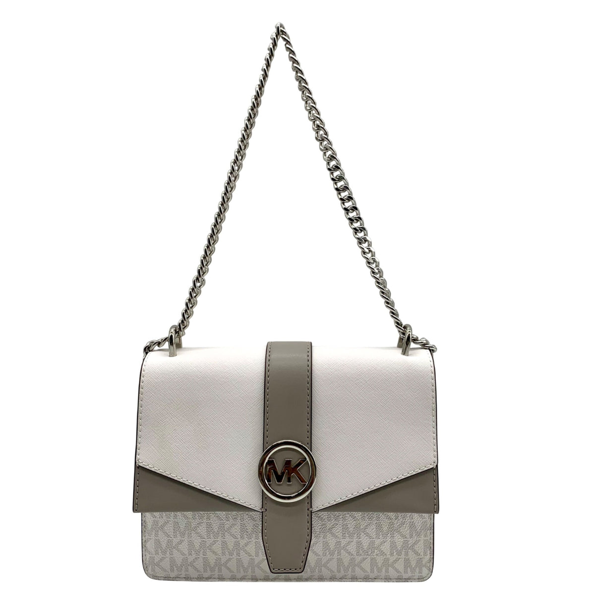 Michael Kors Greenwich Color-Block Coated Canvas Crossbody Bag