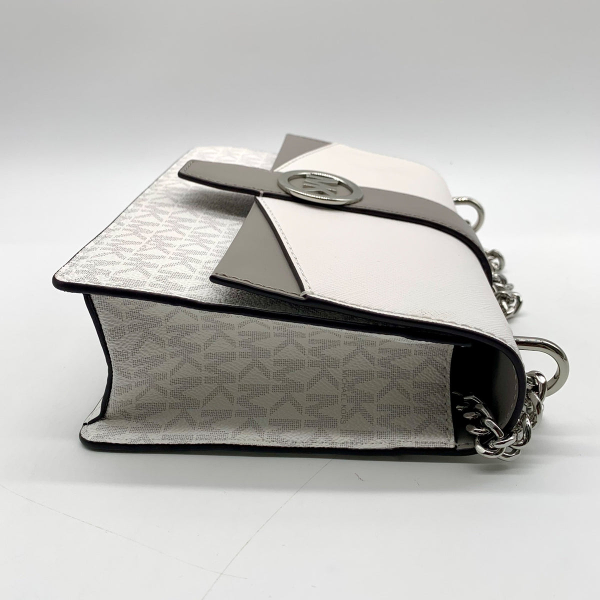 Michael Kors Greenwich Color-Block Coated Canvas Crossbody Bag