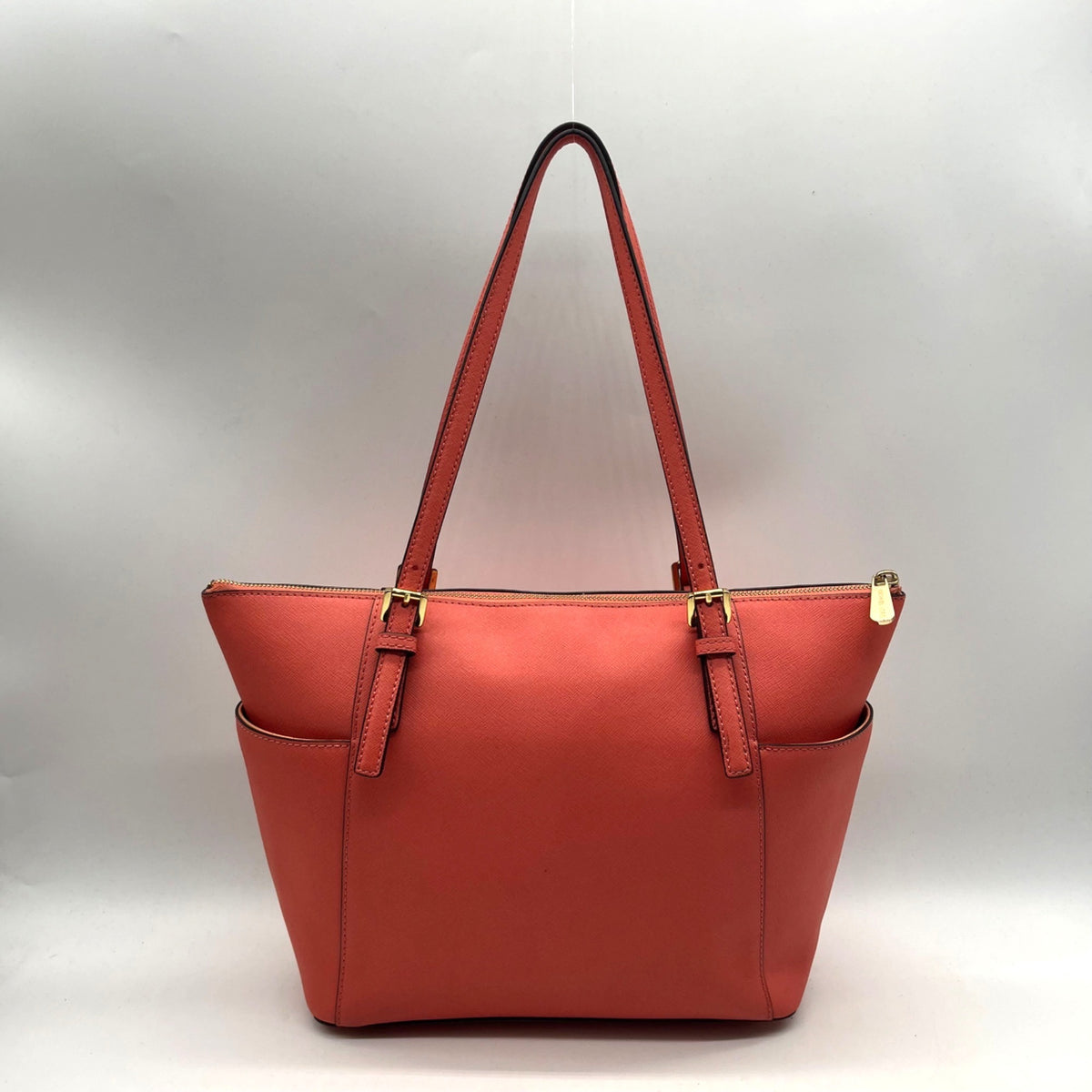 Michael Kors Salmon Saffiano Leather Tote &amp; Wallet Set
