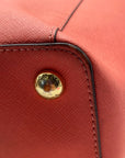 Michael Kors Salmon Saffiano Leather Tote & Wallet Set