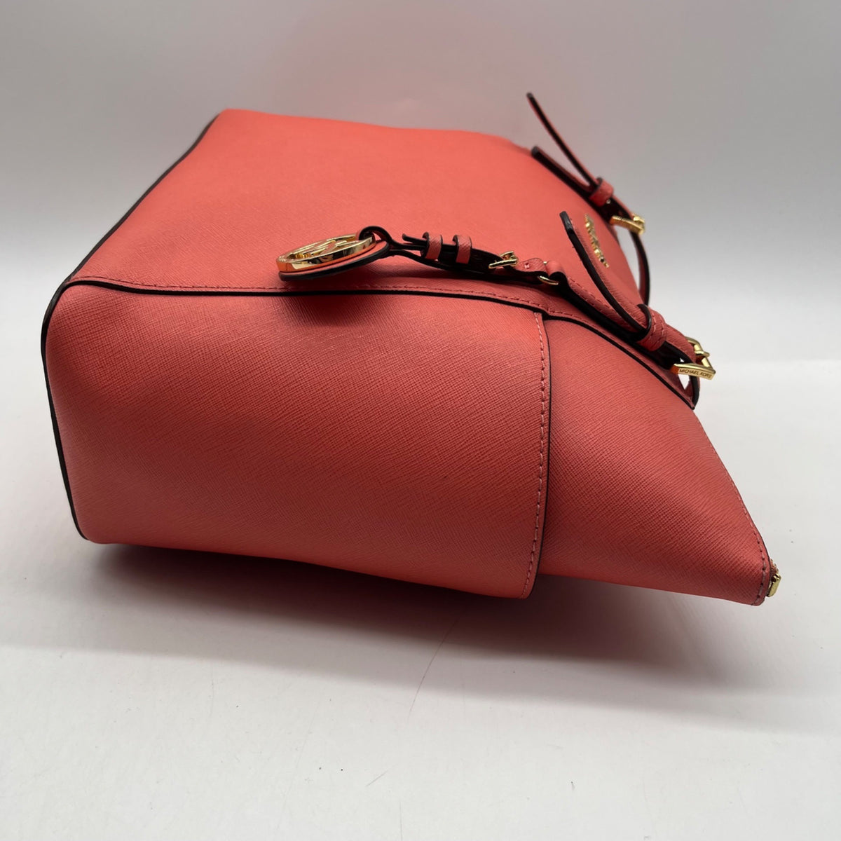 Michael Kors Salmon Saffiano Leather Tote &amp; Wallet Set