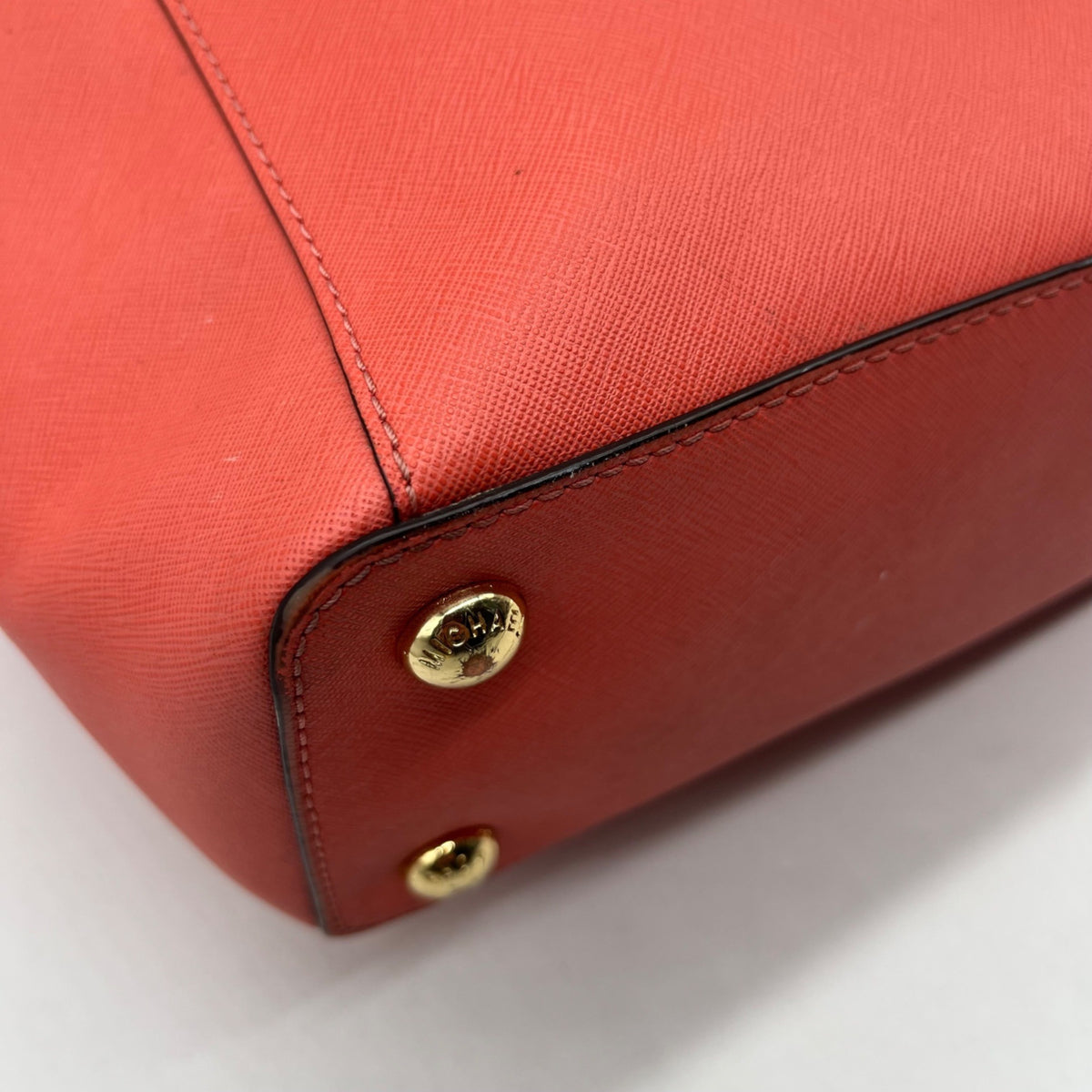 Michael Kors Salmon Saffiano Leather Tote &amp; Wallet Set