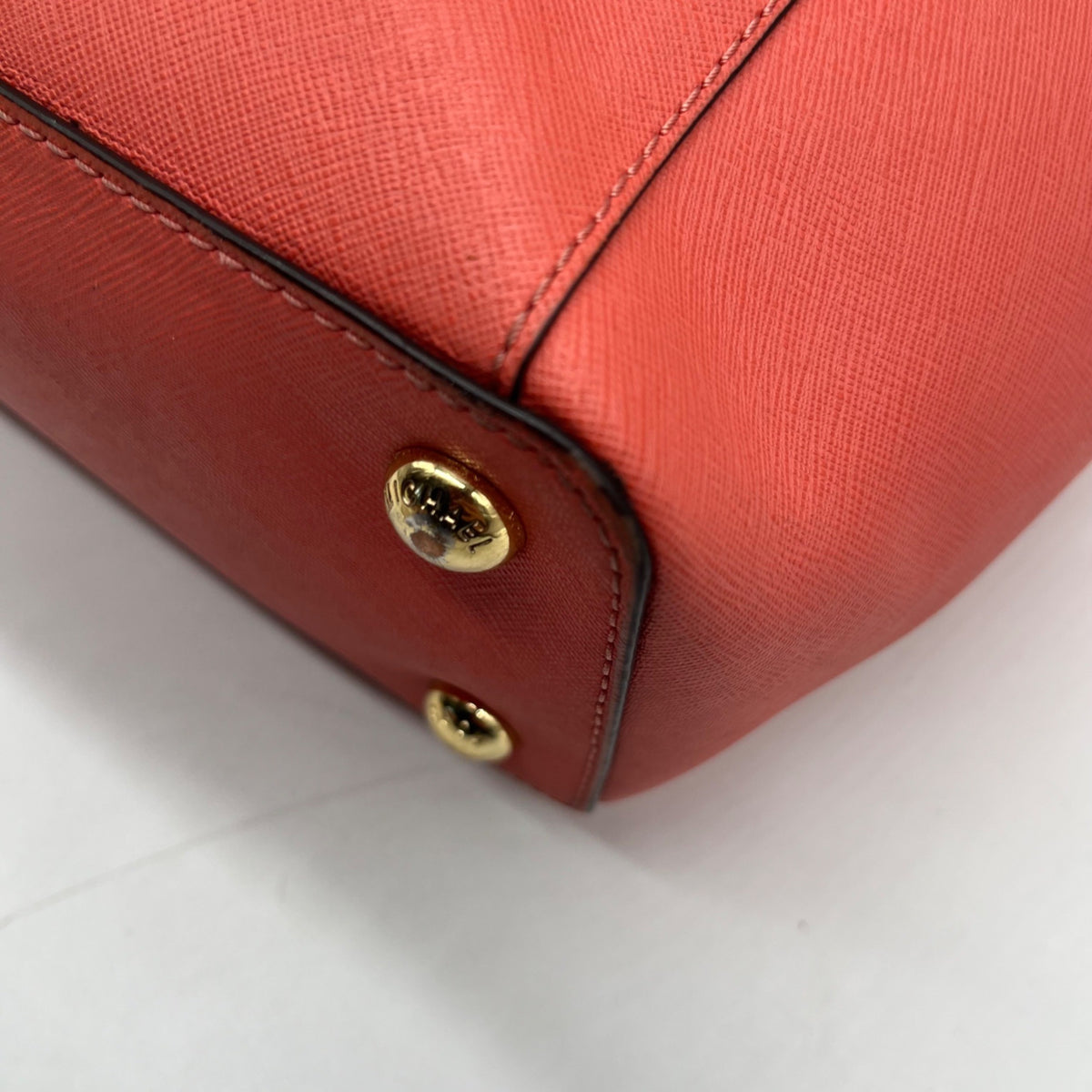 Michael Kors Salmon Saffiano Leather Tote &amp; Wallet Set