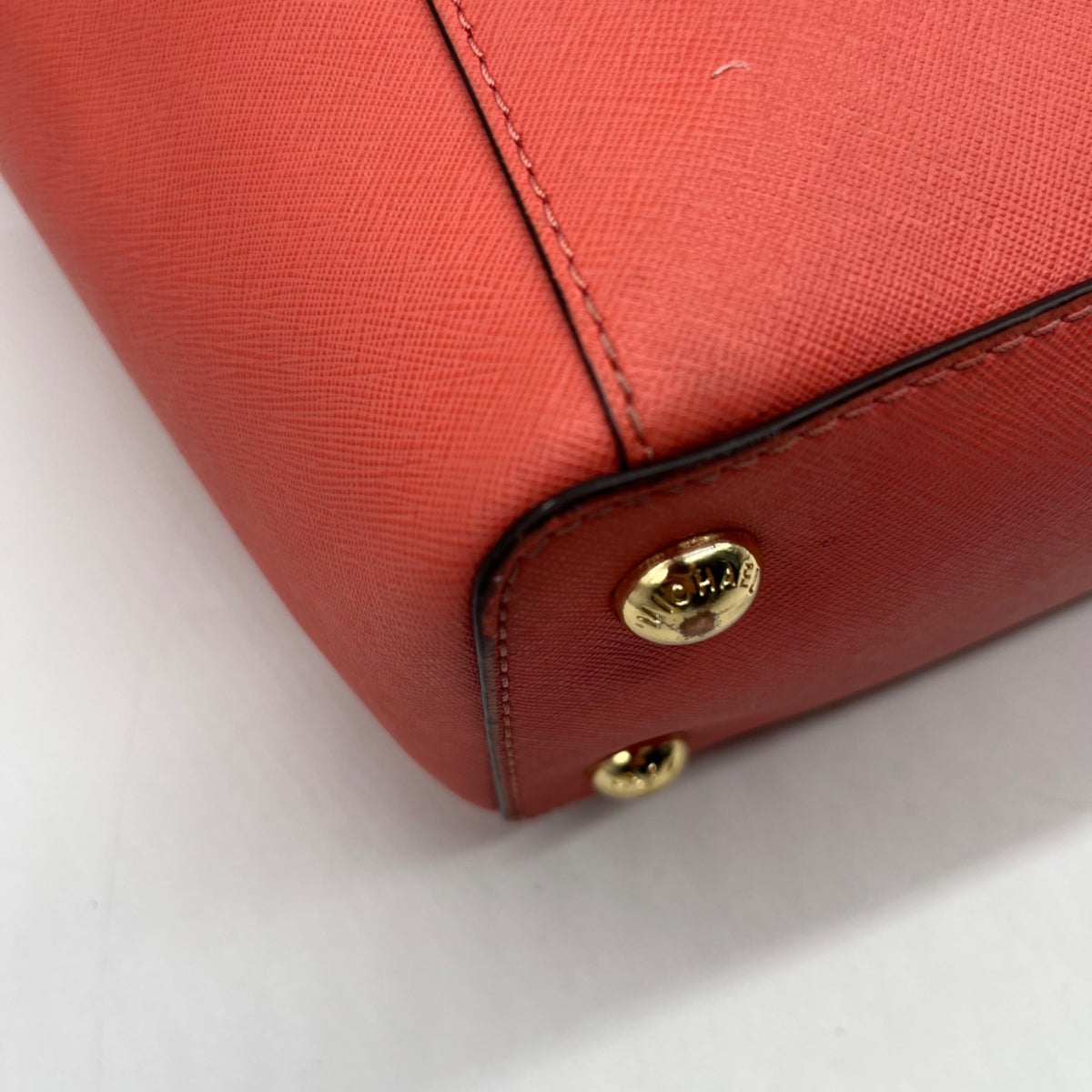 Michael Kors Salmon Saffiano Leather Tote &amp; Wallet Set