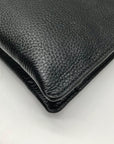 Michael Kors Black Pebbled Leather Triple Compartment Crossbody Bag