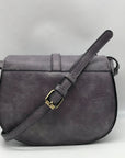 Afkomst Purple Vegan Leather Saddle Crossbody