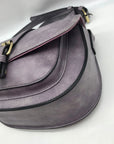 Afkomst Purple Vegan Leather Saddle Crossbody