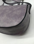 Afkomst Purple Vegan Leather Saddle Crossbody