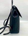 Michael Kors Hayes Black Pebbled Leather Backpack