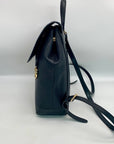 Michael Kors Hayes Black Pebbled Leather Backpack